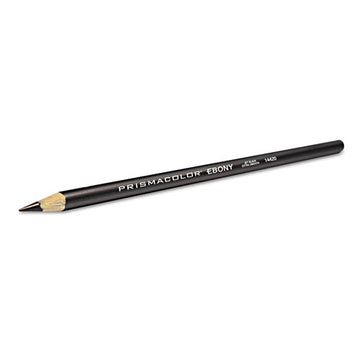 Prismacolor® Ebony Sketching Pencil, 4 Mm, 2b (#1), Jet Black Lead, Black Matte Barrel, Dozen freeshipping - TVN Wholesale